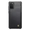 Samsung Galaxy S20 FE 5G/S20 FE 2022 Caseme C22 etui RFID-kortlommebok - Svart