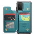 Samsung Galaxy S20 FE 5G/S20 FE 2022 Caseme C22-etui RFID-kortlommebok - Grønn