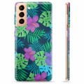 Samsung Galaxy S21+ 5G TPU-deksel - Tropiske Blomster