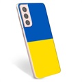 Samsung Galaxy S21 5G TPU-deksel Ukrainsk flagg - Gul og lyseblå