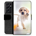 Samsung Galaxy S21 Ultra 5G Premium Lommebok-deksel - Hund