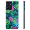 Samsung Galaxy S21 Ultra 5G TPU-deksel - Tropiske Blomster