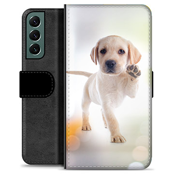 Samsung Galaxy S22+ 5G Premium Lommebok-deksel - Hund