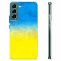 Samsung Galaxy S22+ 5G TPU-deksel Ukrainsk flagg - Tofarget