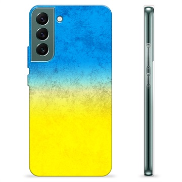 Samsung Galaxy S22+ 5G TPU-deksel Ukrainsk flagg - Tofarget