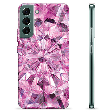 Samsung Galaxy S22+ 5G TPU-deksel - Rosa Krystall