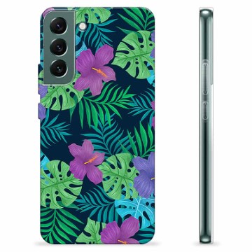 Samsung Galaxy S22+ 5G TPU-deksel - Tropiske Blomster