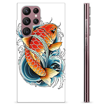 Samsung Galaxy S22 Ultra 5G TPU-deksel - Koi Fisk