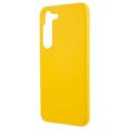 Samsung Galaxy S23 5G Gummiert Plastdeksel - Gul