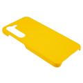 Samsung Galaxy S23 5G Gummiert Plastdeksel - Gul