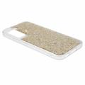 Samsung Galaxy S23 Glitter Flakes TPU-deksel - Gull