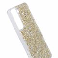 Samsung Galaxy S23 Glitter Flakes TPU-deksel - Gull