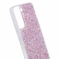 Samsung Galaxy S23 Glitter Flakes TPU-deksel - Rosa