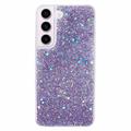 Samsung Galaxy S23 Glitter Flakes TPU-deksel - Lilla