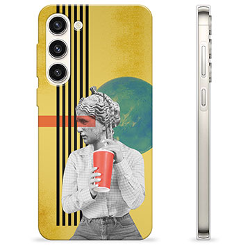 Samsung Galaxy S23+ 5G TPU-deksel - Retro Kunst