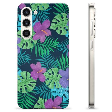 Samsung Galaxy S23+ 5G TPU-deksel - Tropiske Blomster