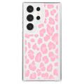 Samsung Galaxy S23 Ultra Fashion TPU-deksel - Rosa leopard