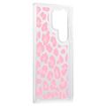 Samsung Galaxy S23 Ultra Fashion TPU-deksel - Rosa leopard