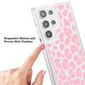 Samsung Galaxy S23 Ultra Fashion TPU-deksel - Rosa leopard