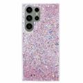 Samsung Galaxy S23 Ultra Glitter Flakes TPU-deksel