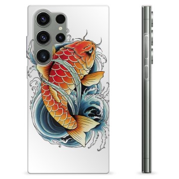 Samsung Galaxy S23 Ultra 5G TPU-deksel - Koi Fisk