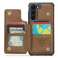 Samsung Galaxy S23+ 5G Caseme C22-etui RFID-kortlommebok - Brun