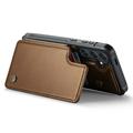 Samsung Galaxy S24 Caseme C22-etui RFID-kortlommebok - Brun