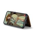 Samsung Galaxy S24 FE Caseme C22-etui RFID-kortlommebok - brun