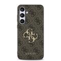 Samsung Galaxy S24 FE Guess 4G Big Metal Logo Hybrid-deksel - Brun