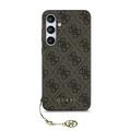 Samsung Galaxy S24 FE Guess 4G Charms Collection Hybrid-deksel - Brun