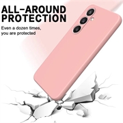 Samsung Galaxy S24 FE Liquid Silikondeksel - Rosa