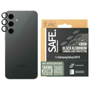 Samsung Galaxy S24 FE PanzerGlass Safe kameralinsebeskytter - svart aluminium