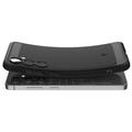 Samsung Galaxy S24 FE Spigen Rugged Armor TPU-deksel - Svart