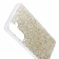 Samsung Galaxy S24 Glitter Flakes TPU-deksel - Gull