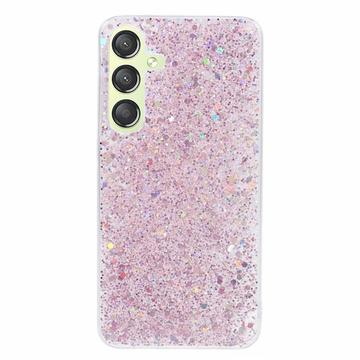 Samsung Galaxy S24 Glitter Flakes TPU-deksel