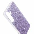 Samsung Galaxy S24 Glitter Flakes TPU-deksel - Lilla