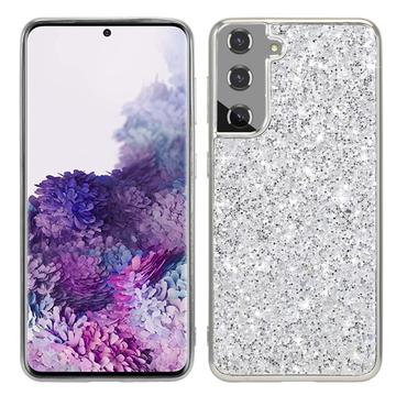 Samsung Galaxy S24 Glitter Series Hybrid-deksel - Sølv