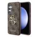 Samsung Galaxy S24 Guess 4G Big Metal Logo Hybrid-deksel - Brun