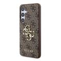 Samsung Galaxy S24 Guess 4G Big Metal Logo Hybrid-deksel - Brun