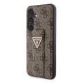 Samsung Galaxy S24 Guess 4G Grip Stand Triangle Logo etui - brun