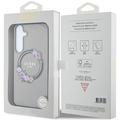 Samsung Galaxy S24 Guess IML Flowers Wreath-deksel - MagSafe-kompatibelt