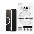 Samsung Galaxy S24 PanzerGlass Care Transparent Urban Combat Deksel - MagSafe-kompatibel - Hvit