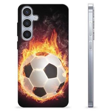 Samsung Galaxy S24+ TPU-deksel - Fotballflamme