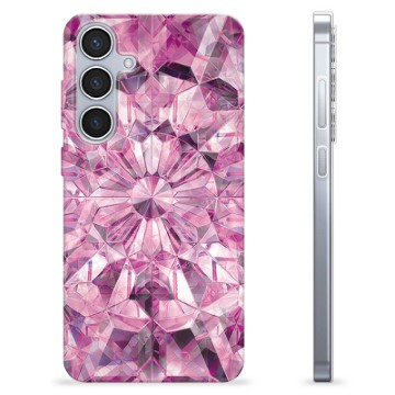 Samsung Galaxy S24+ TPU-deksel - Rosa Krystall