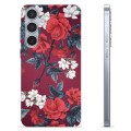 Samsung Galaxy S24+ TPU-deksel - Vintage Blomster