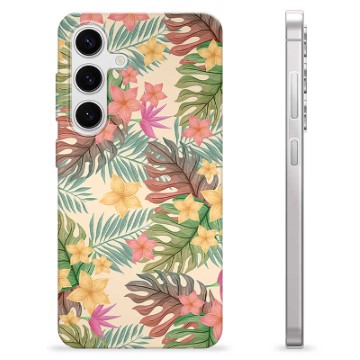 Samsung Galaxy S24 TPU-deksel - Rosa Blomster