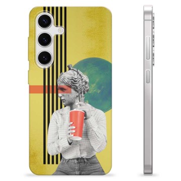 Samsung Galaxy S24 TPU-deksel - Retro Kunst