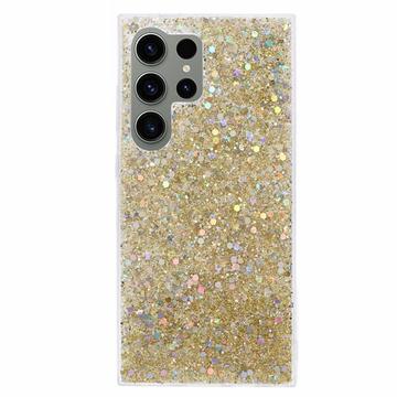 Samsung Galaxy S24 Ultra Glitter Flakes TPU-deksel