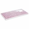 Samsung Galaxy S24 Ultra Glitter Flakes TPU-deksel - Rosa