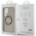 Samsung Galaxy S24 Ultra Guess IML Flowers Wreath-deksel - MagSafe-kompatibelt